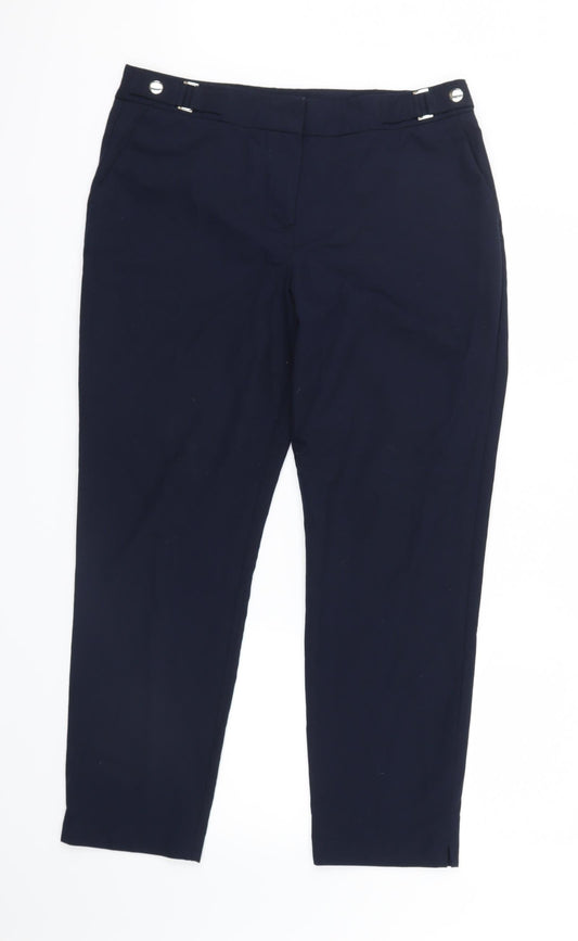 George Womens Blue   Trousers  Size 14 L28 in