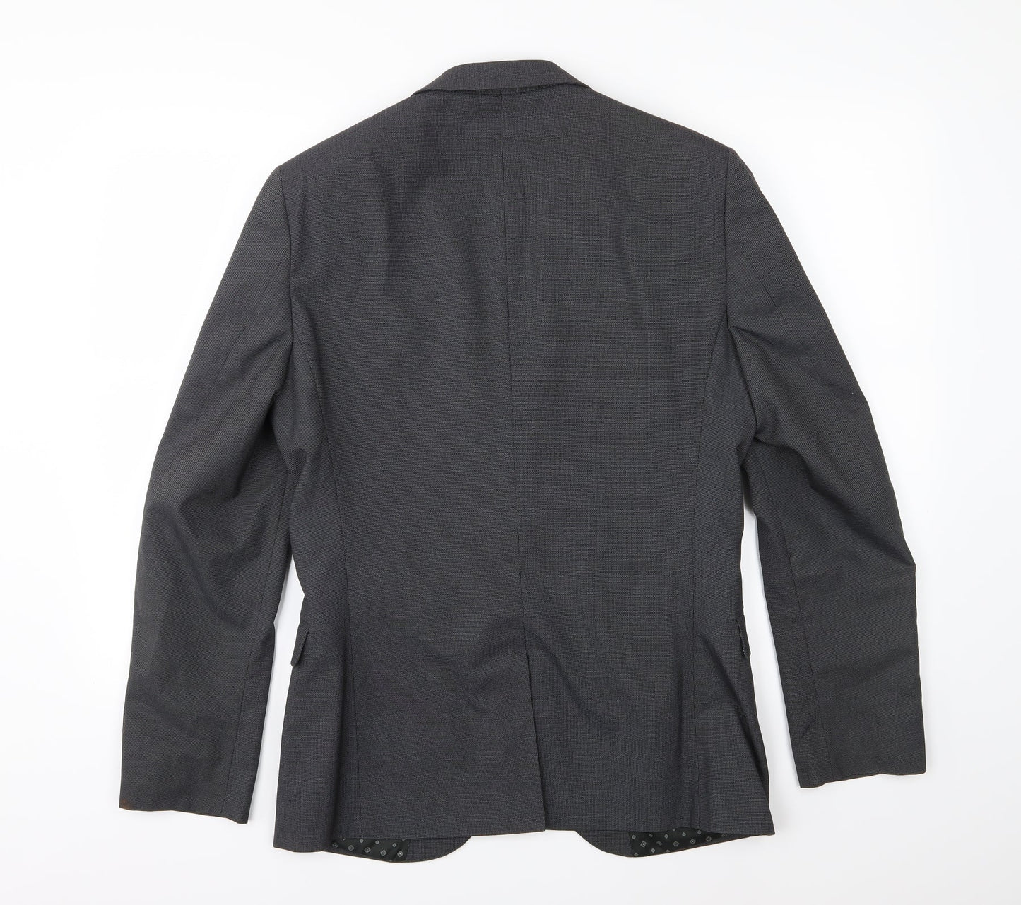 NEXT Mens Grey  Rayon Jacket Suit Jacket Size 38