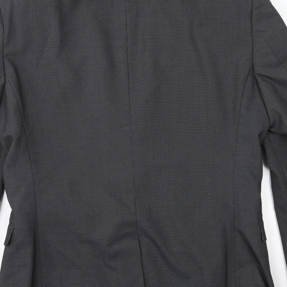 NEXT Mens Grey  Rayon Jacket Suit Jacket Size 38