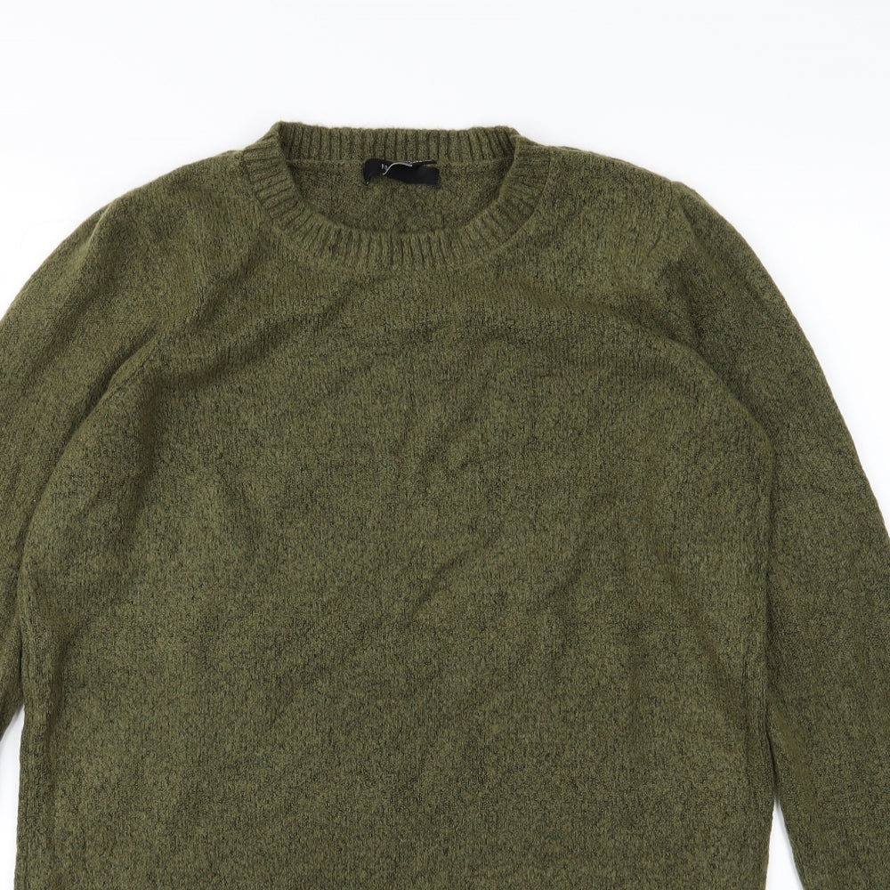 FOREVER 21 Womens Green  Knit Pullover Jumper Size M