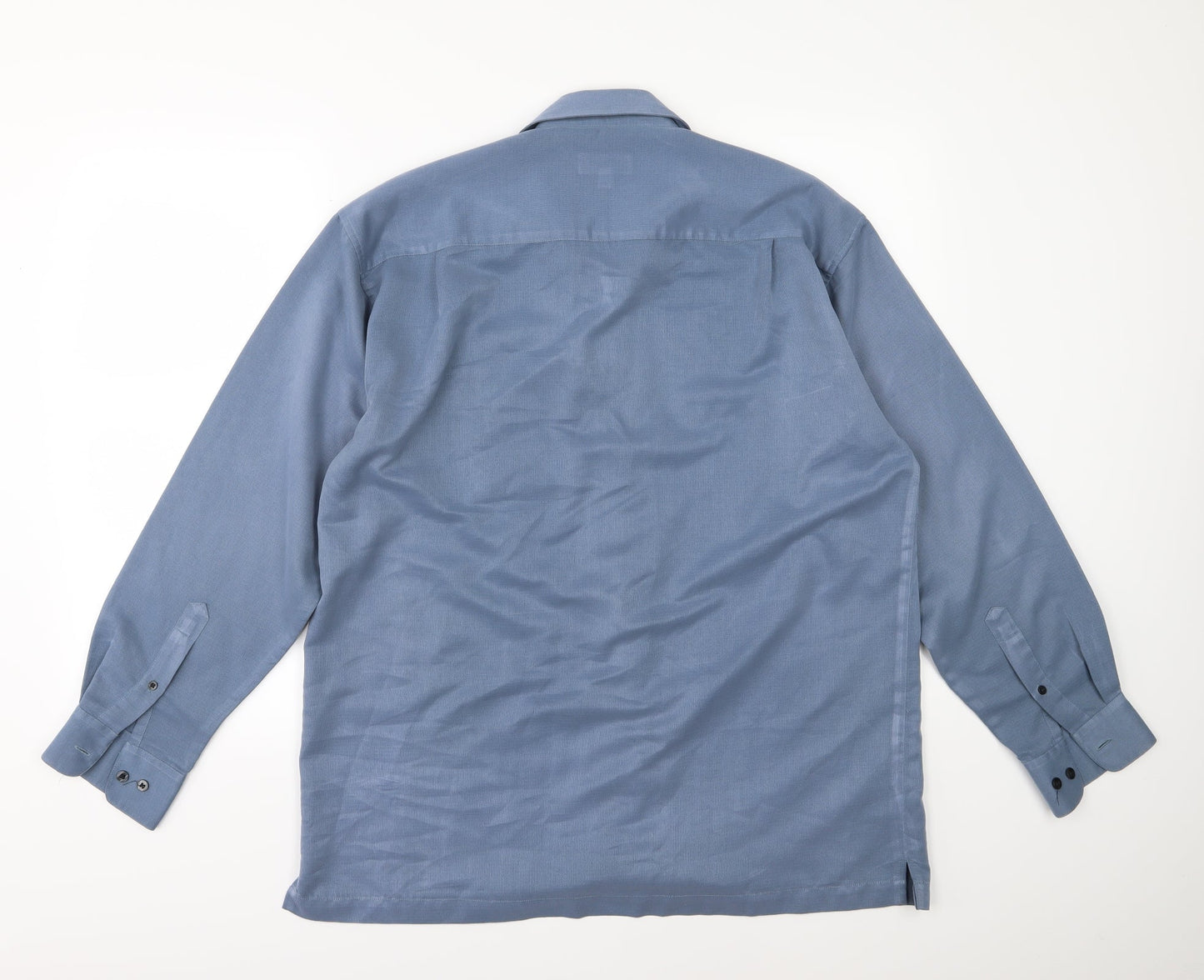 Petroleum Mens Blue    Button-Up Size M
