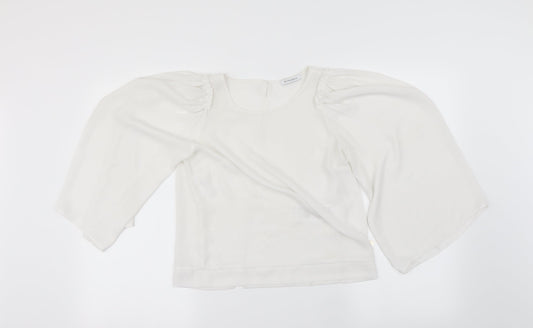 MOTIVI Womens White   Basic Blouse Size 14