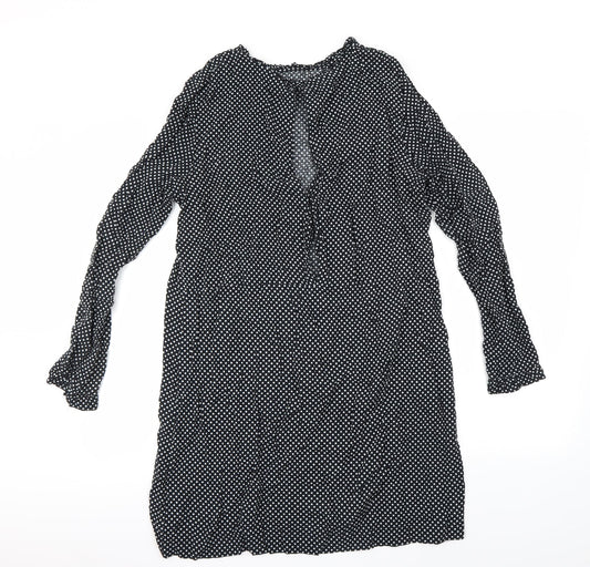 H&M Womens Black   Basic Blouse Size 14