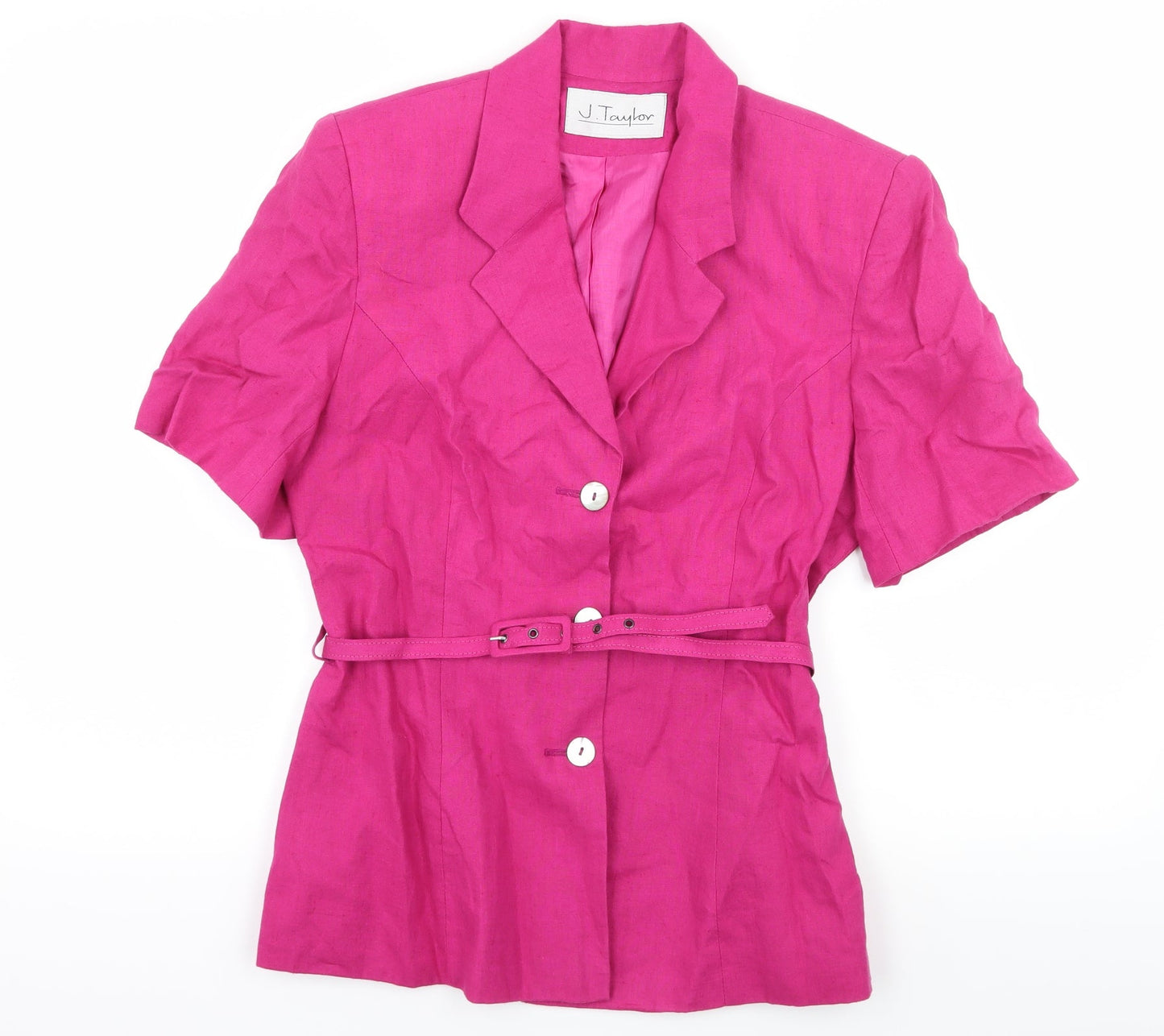 J.Taylor Womens Pink   Jacket Blazer Size 12
