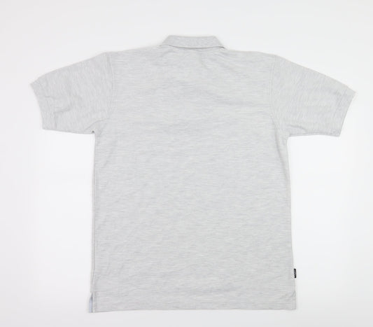 Umbro Mens Grey  Jersey  Polo Size M