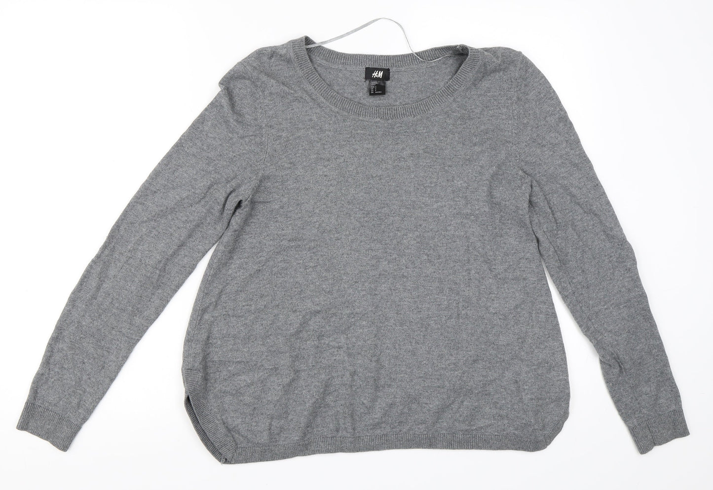 H&M Womens Grey   Pullover Jumper Size S