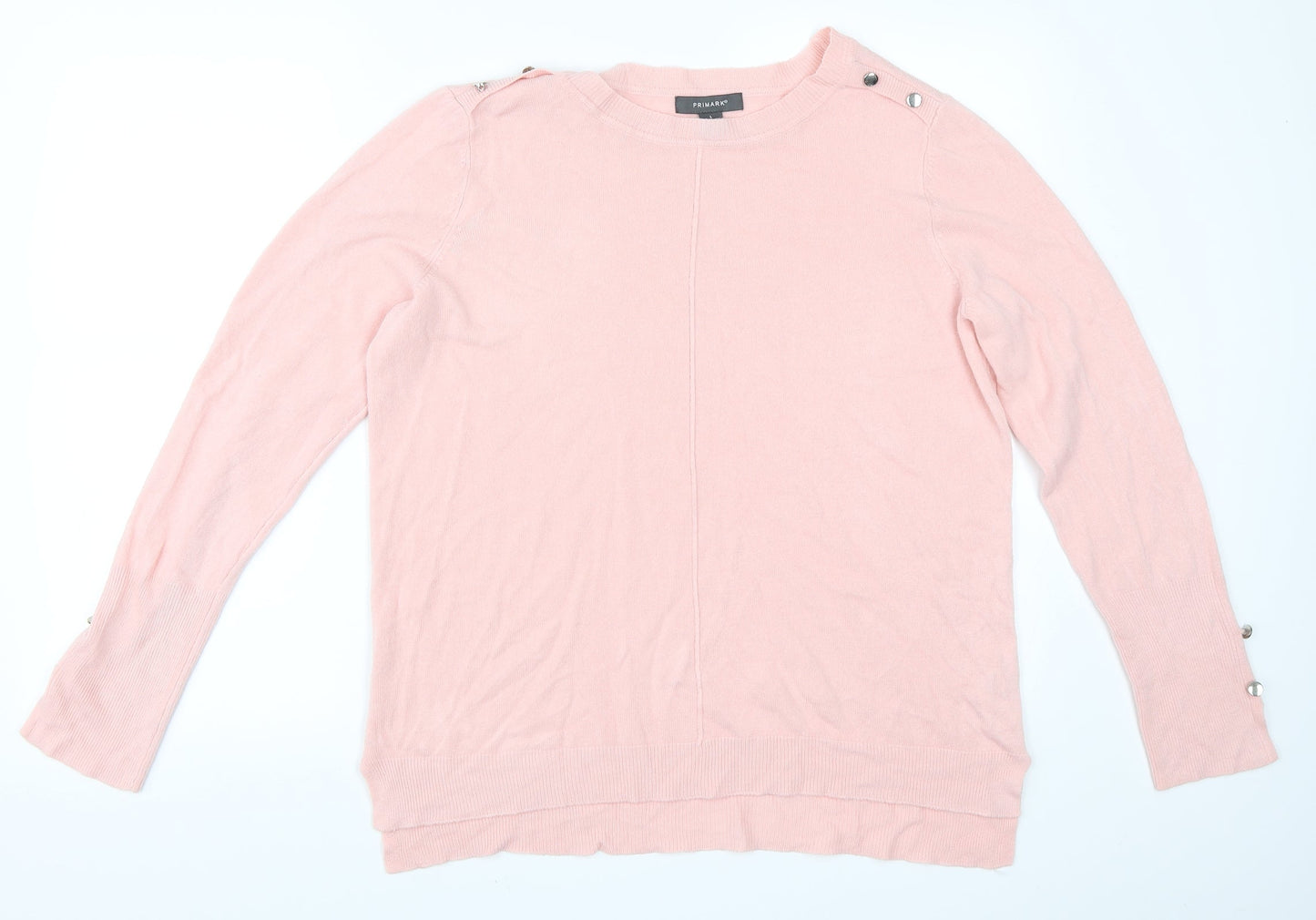 Priamark Womens Pink   Pullover Jumper Size L