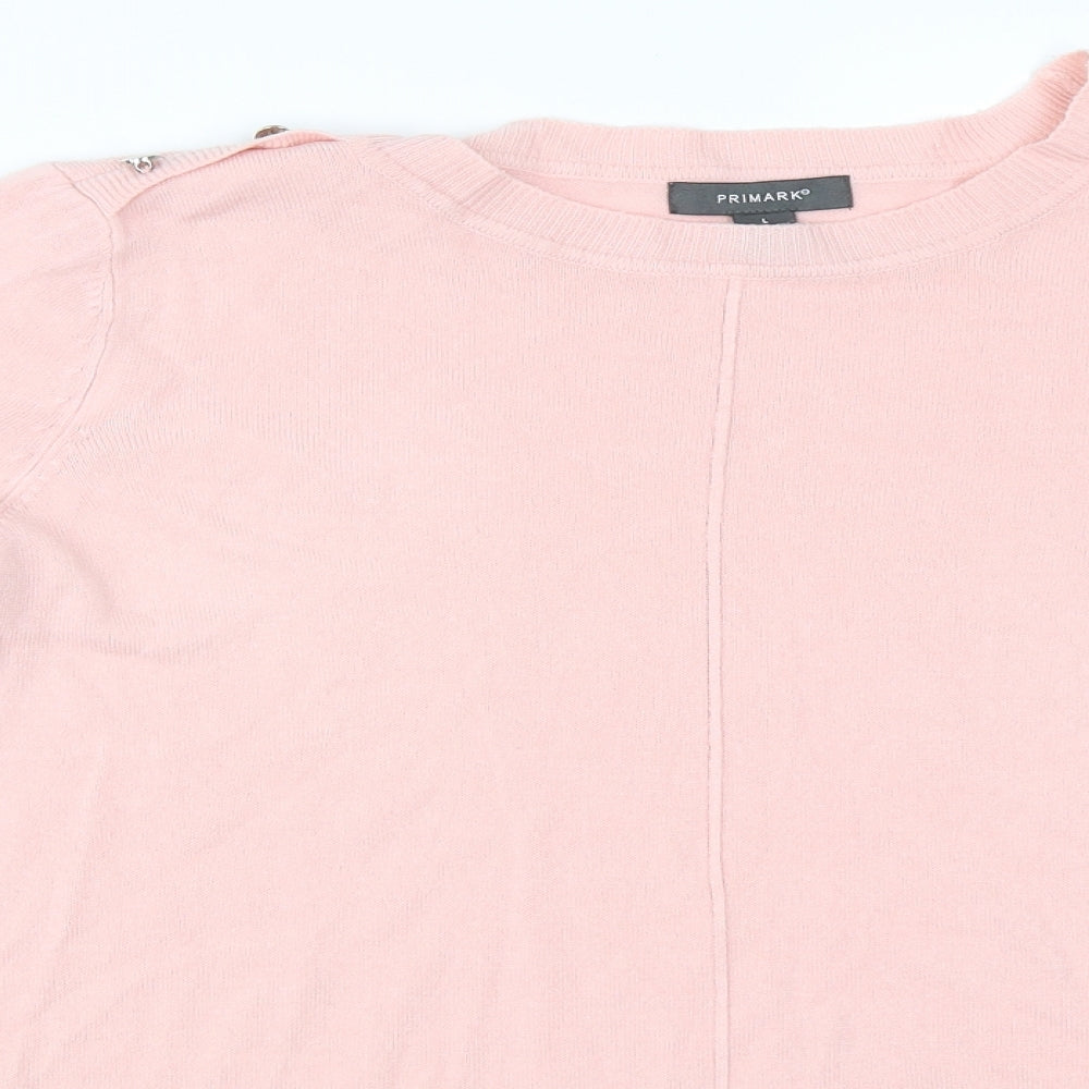 Priamark Womens Pink   Pullover Jumper Size L