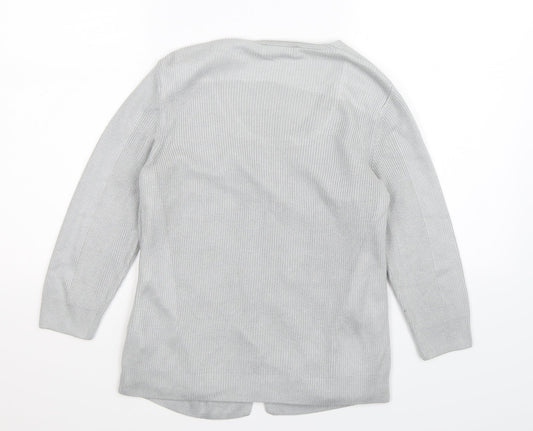 Marks and Spencer Womens Grey  Knit Pullover Jumper Size 8