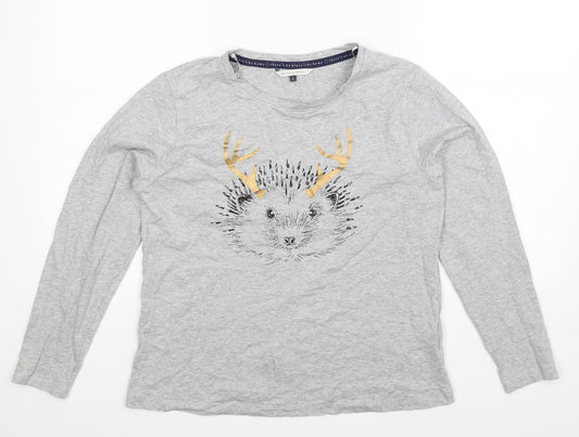 Maison De Nimes Womens Grey   Basic T-Shirt Size S