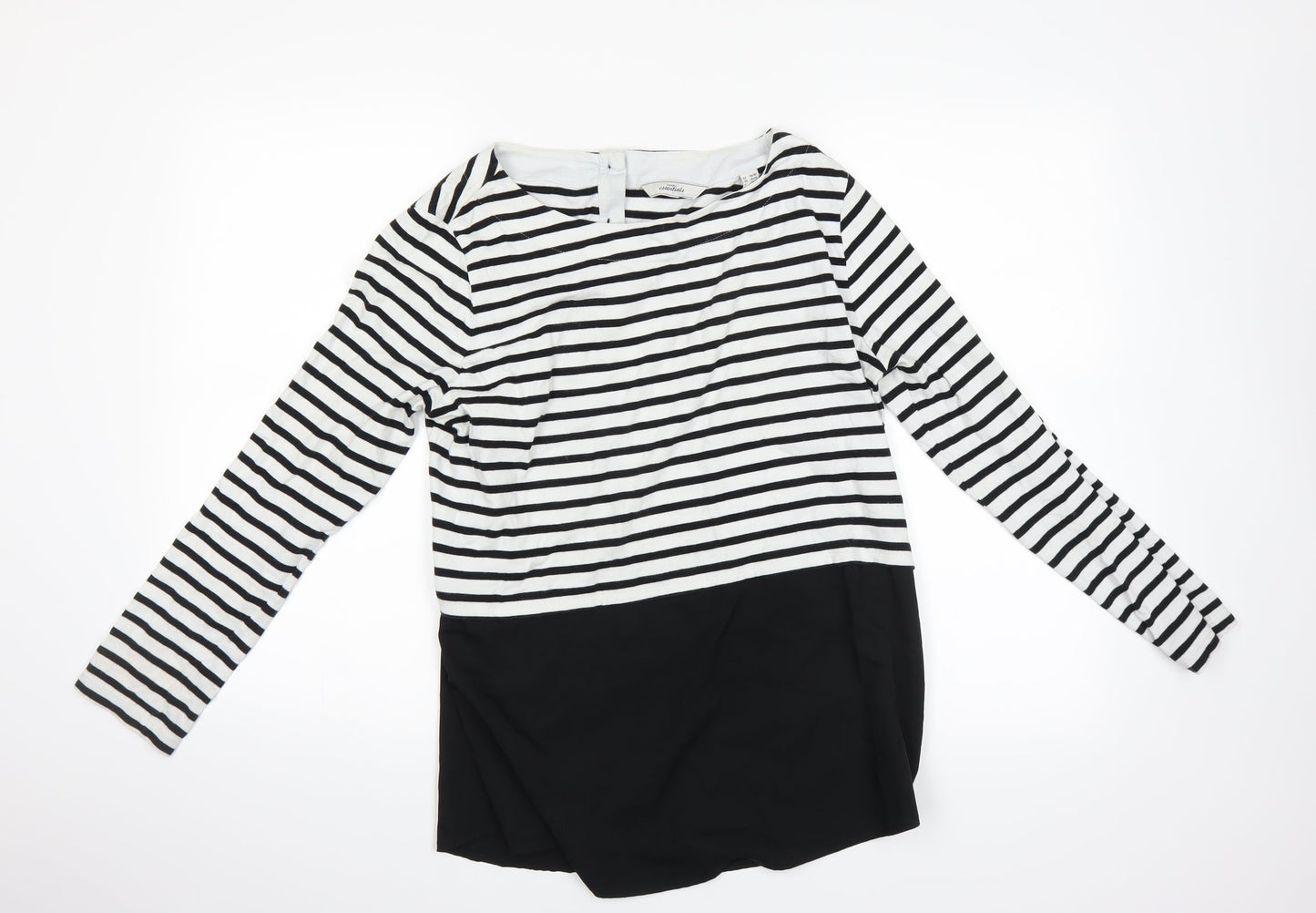 tohibo Womens Multicoloured Striped  Basic T-Shirt Size 36