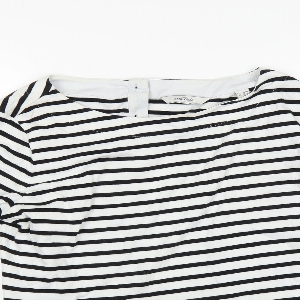 tohibo Womens Multicoloured Striped  Basic T-Shirt Size 36