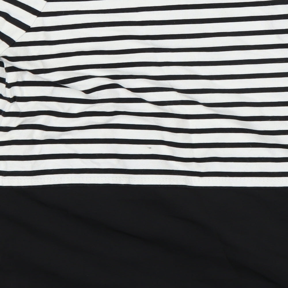 tohibo Womens Multicoloured Striped  Basic T-Shirt Size 36