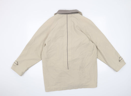 Telemac Womens Beige   Jacket Coat Size M