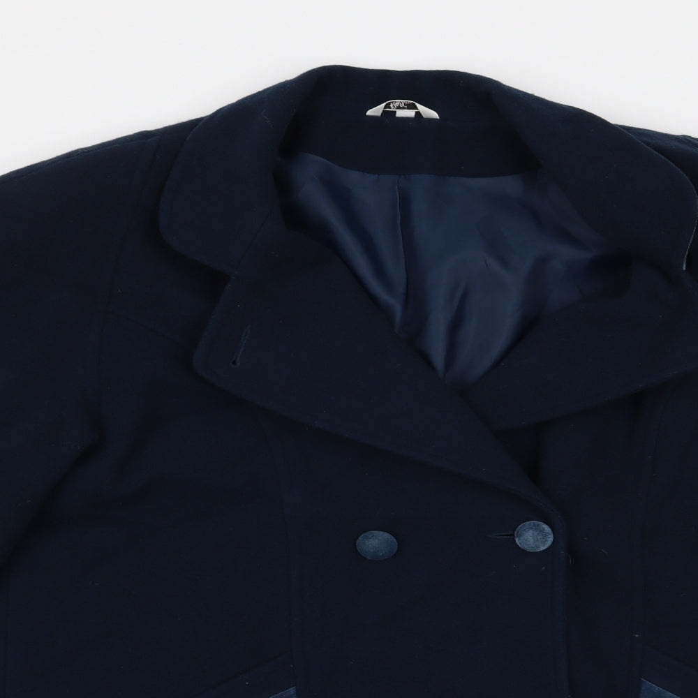 Kliss Womens Blue   Jacket Coat Size 16