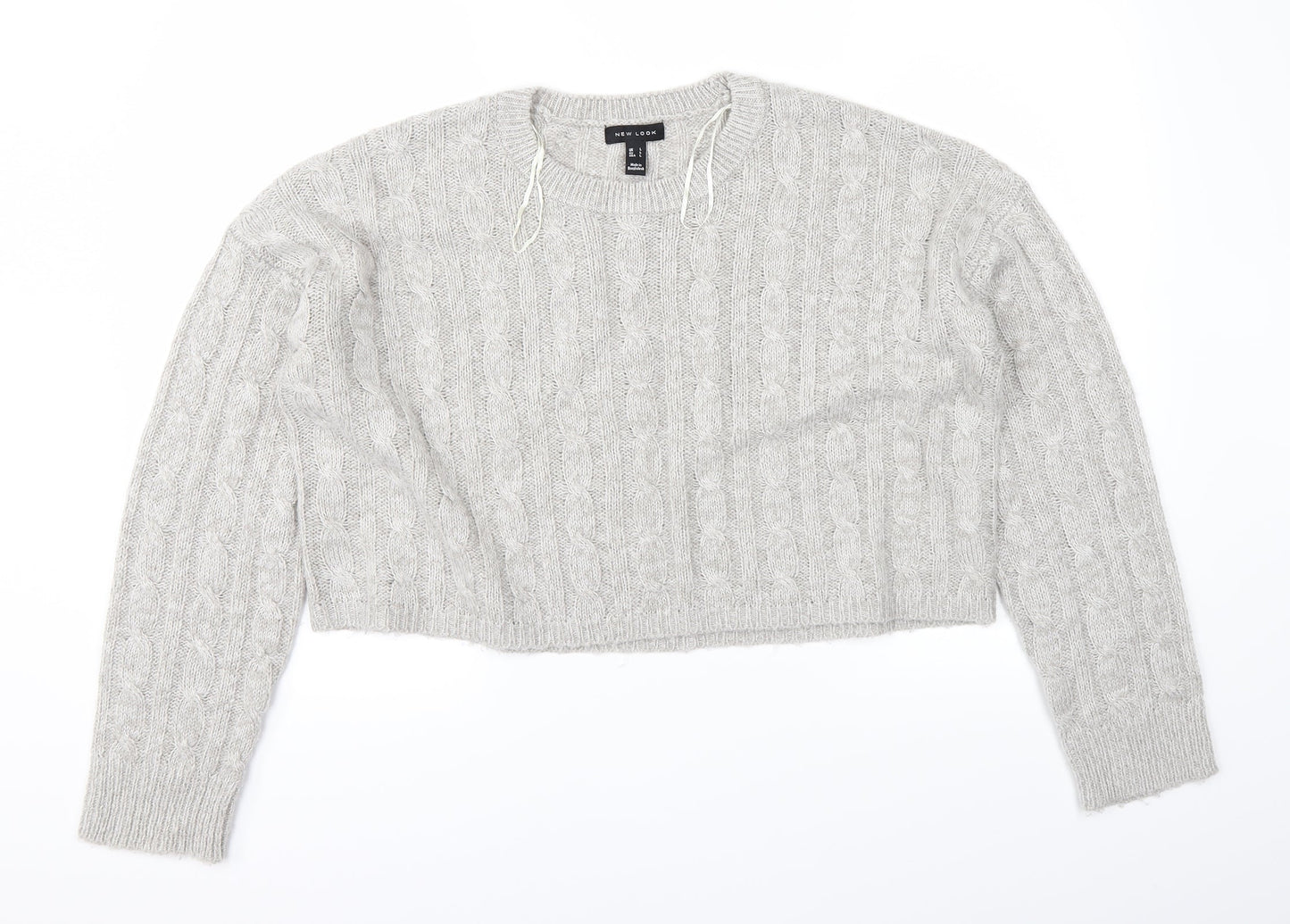 New Look Womens Grey   Pullover Jumper Size L