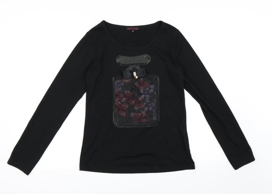 My Pink Tee Womens Black   Basic T-Shirt Size M