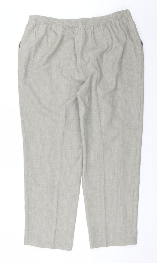 Marks and Spencer Womens Green   Trousers  Size 20 L29 in
