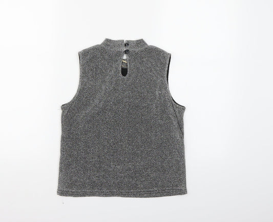 Primark Girls Silver   Cropped Tank Size 11-12 Years