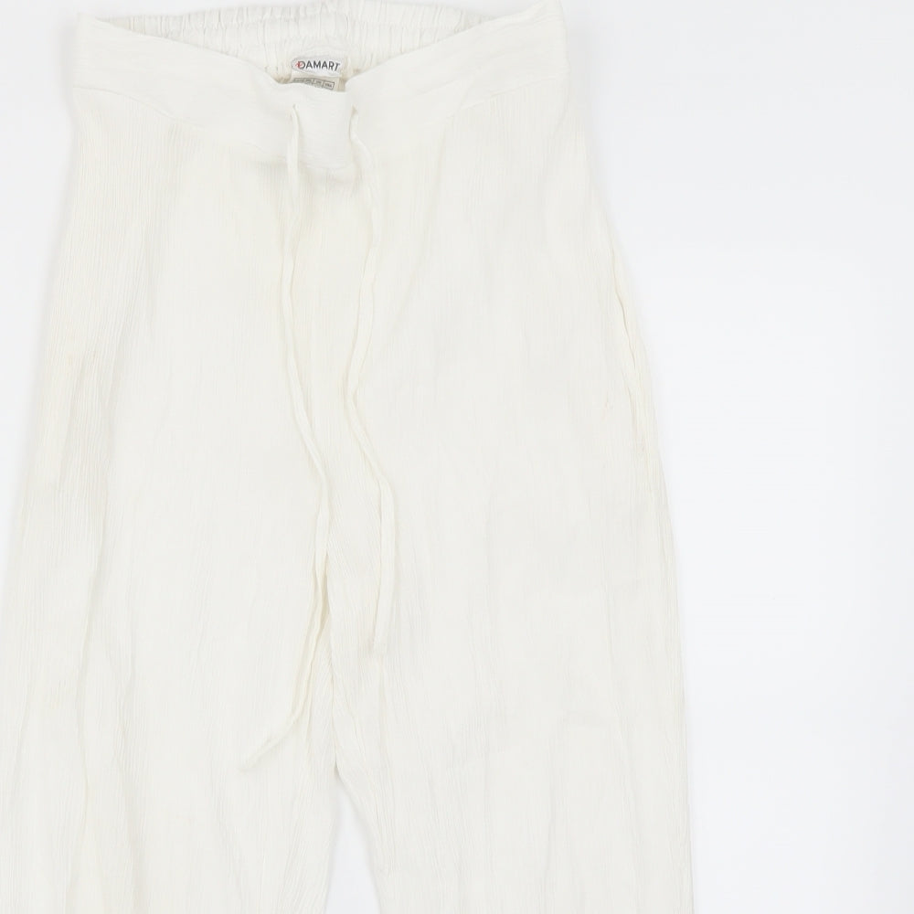 Damart Womens White   Trousers  Size 14 L22 in