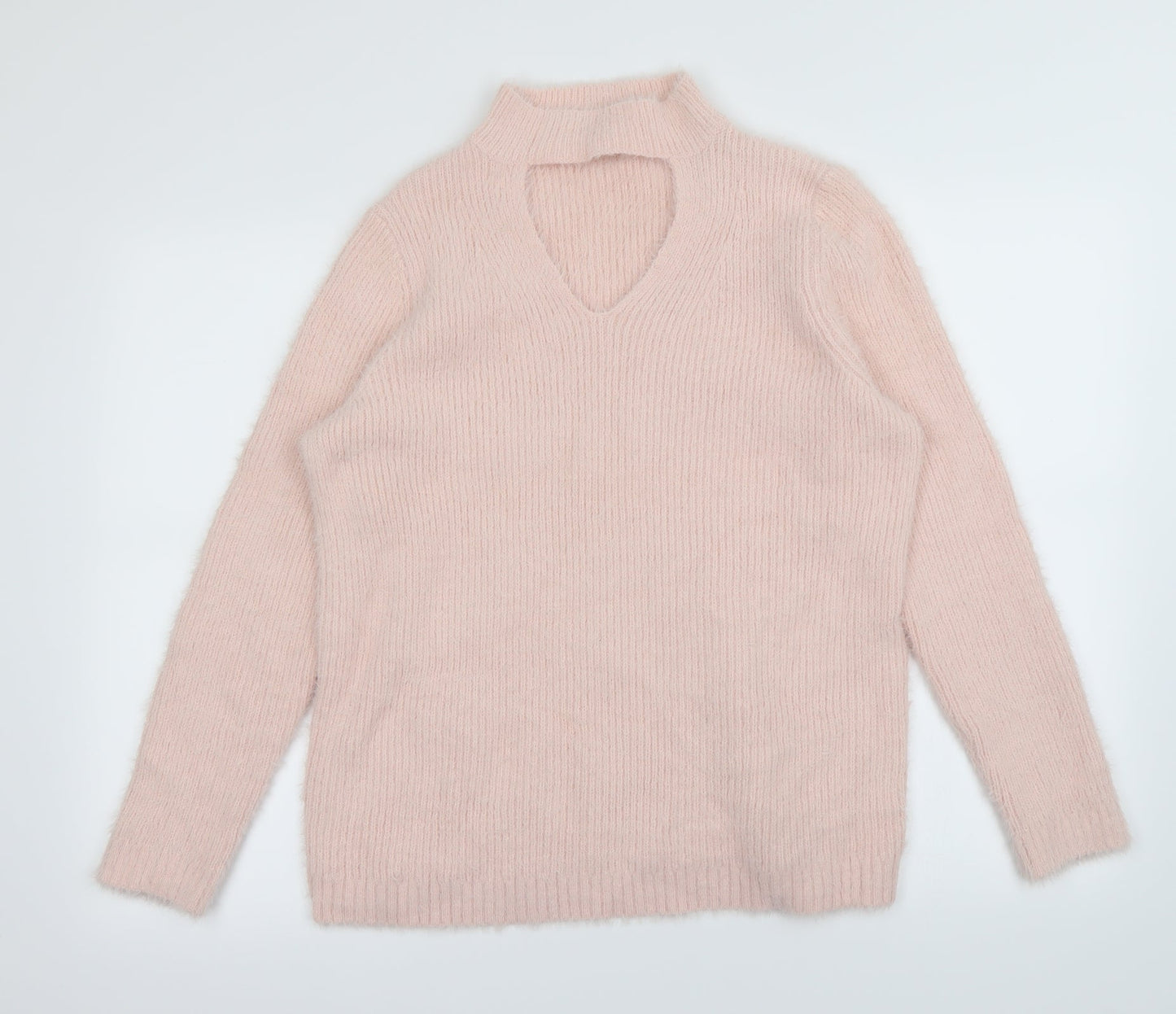 Peacocks Womens Pink   Pullover Jumper Size L