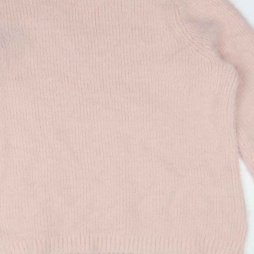 Peacocks Womens Pink   Pullover Jumper Size L