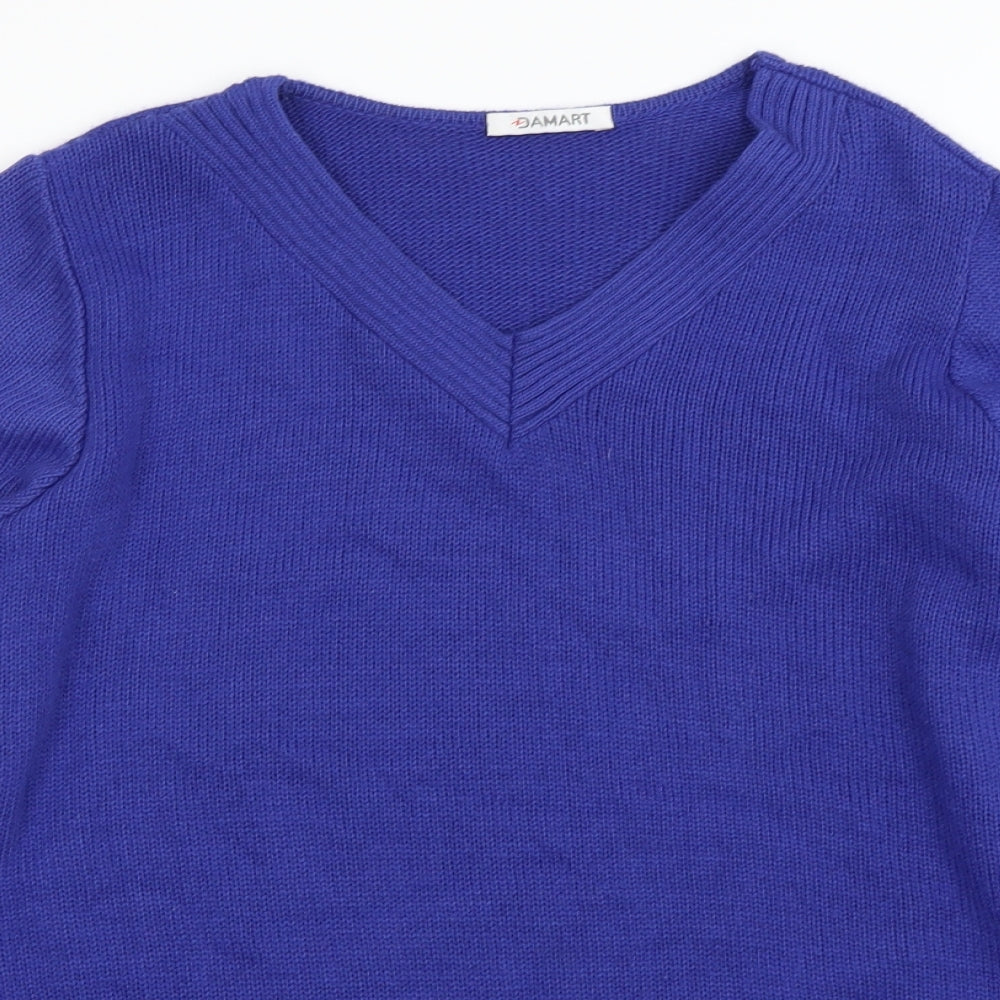 Damart Womens Blue   Pullover Jumper Size 12
