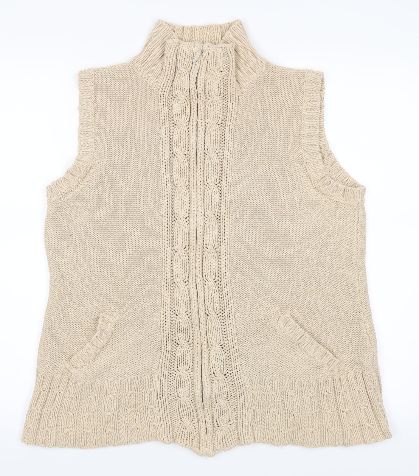 Casual Club Womens Beige   Jacket Coat Size 16