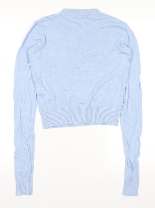 Bershka Womens Blue   Pullover Jumper Size S