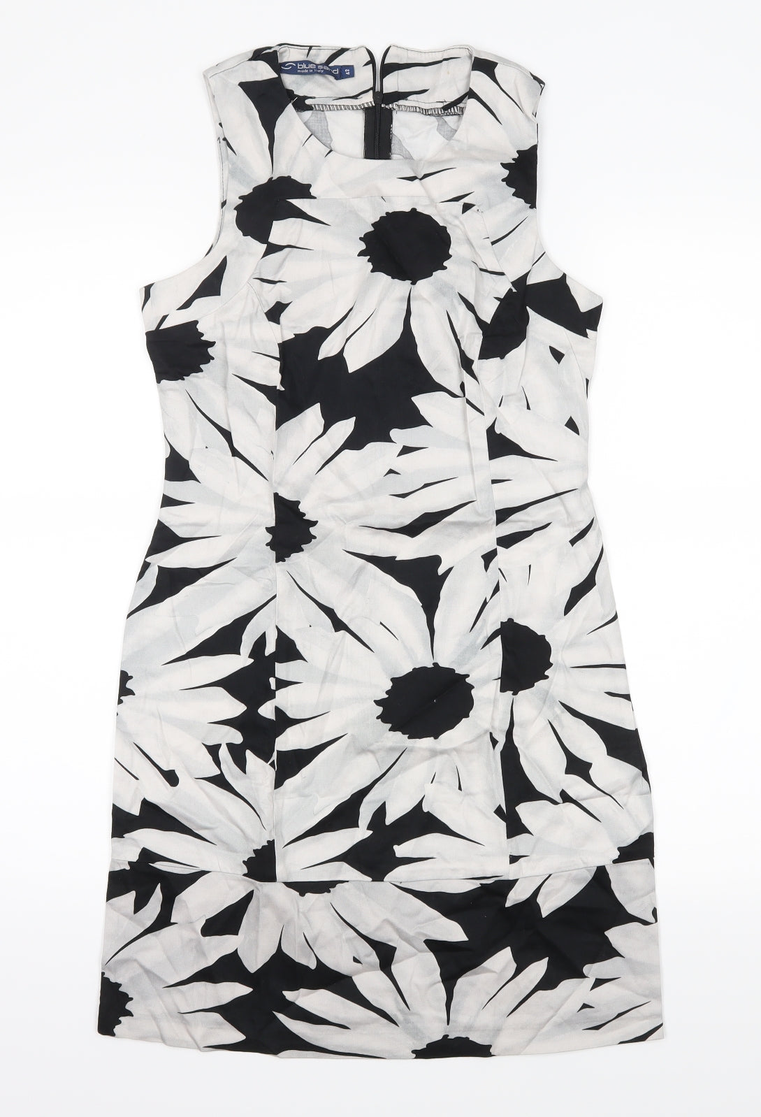 blue sand Womens Black Floral  A-Line  Size 42