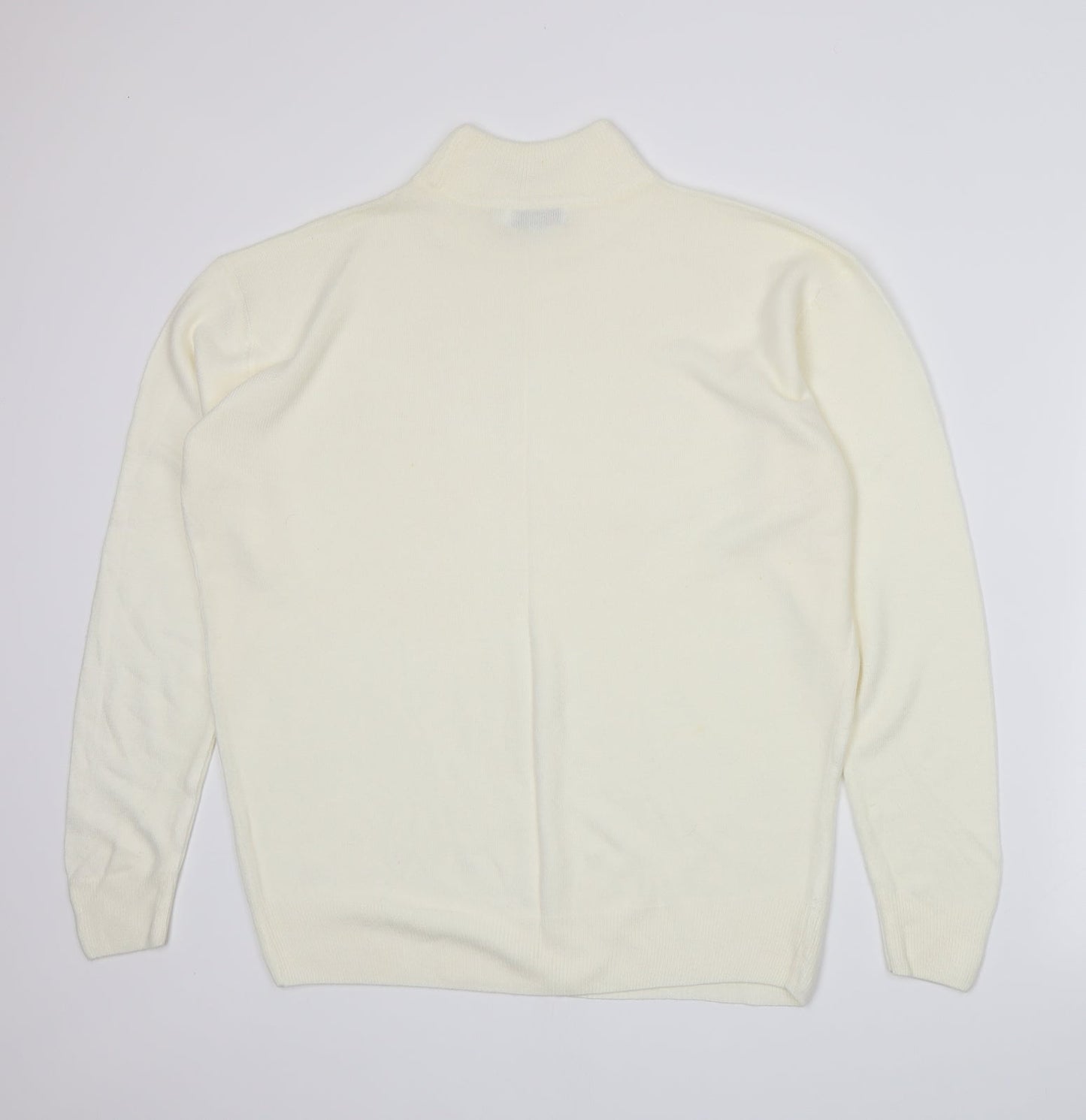 Damart Womens Ivory  Knit Pullover Jumper Size 16