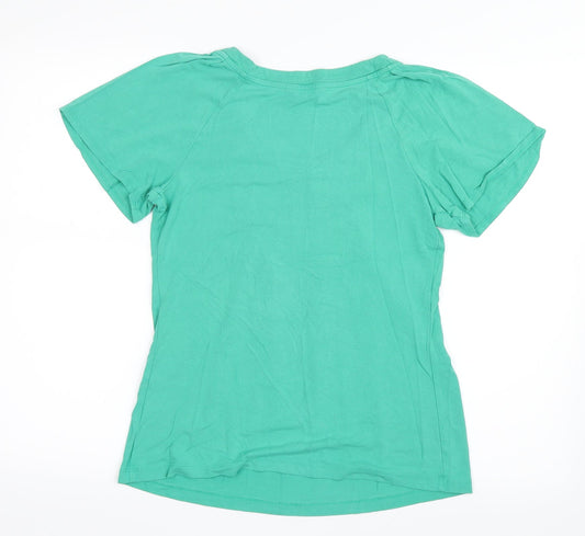 Marks and Spencer Womens Green   Basic T-Shirt Size 8
