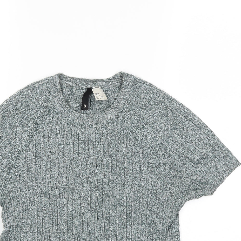 H&M Womens Grey  Knit Pullover Jumper Size S