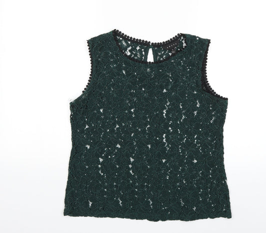 Adiva Womens Green   Basic Blouse Size S