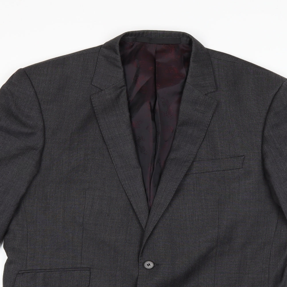 Marks and Spencer Mens Grey   Jacket Suit Jacket Size 40