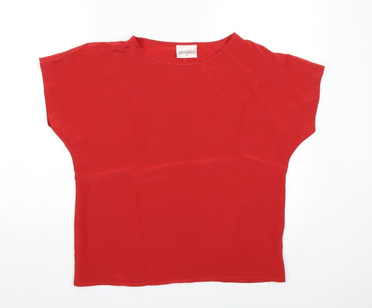 Richards Womens Red   Basic T-Shirt Size 14
