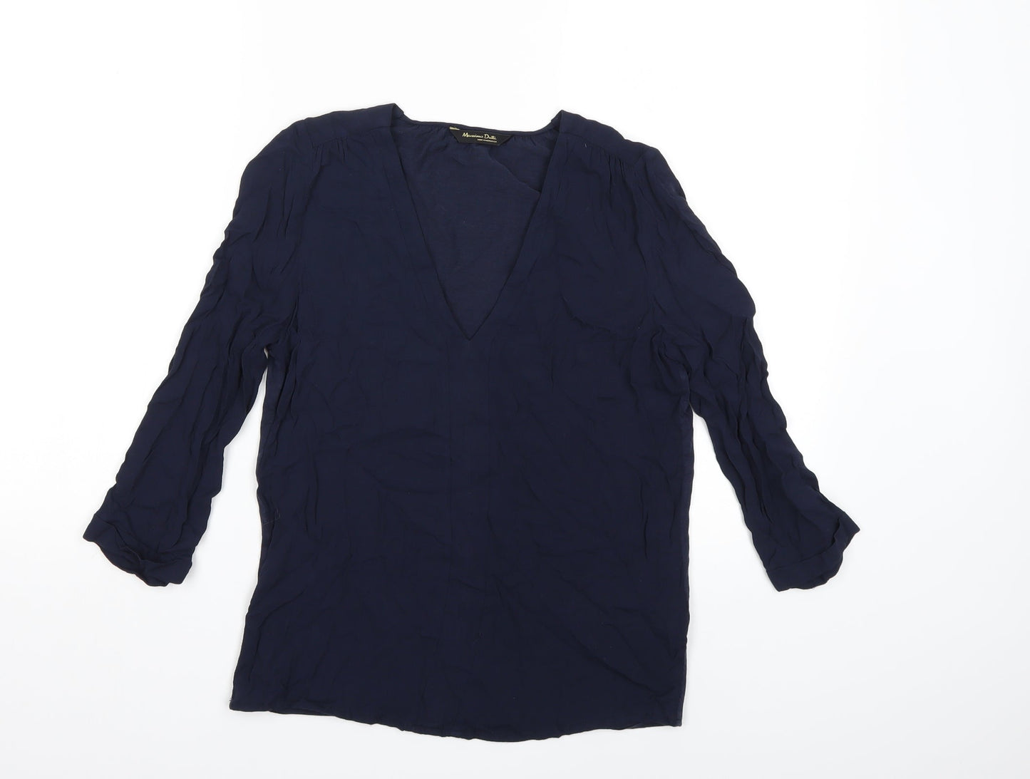 Massimo Alba Womens Blue   Basic Blouse Size XS