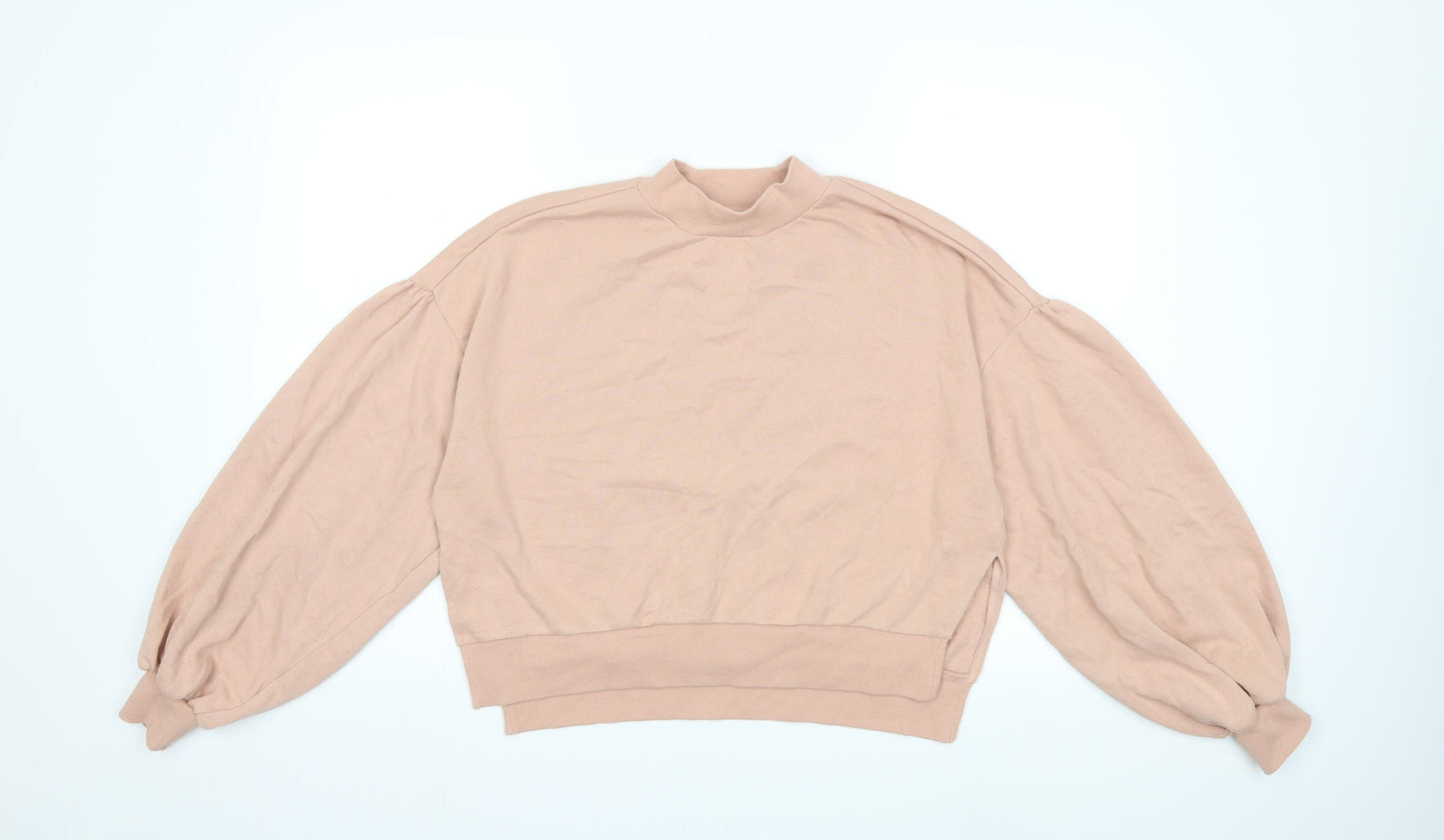 Monki Womens Pink   Pullover Sweatshirt Size XS