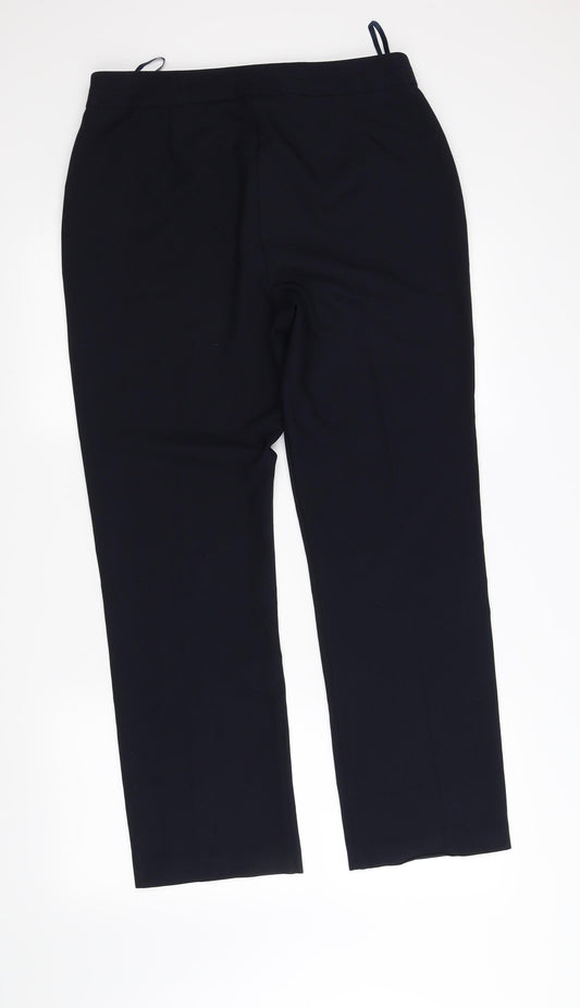Bonmarche Womens Blue   Trousers  Size 12 L34 in