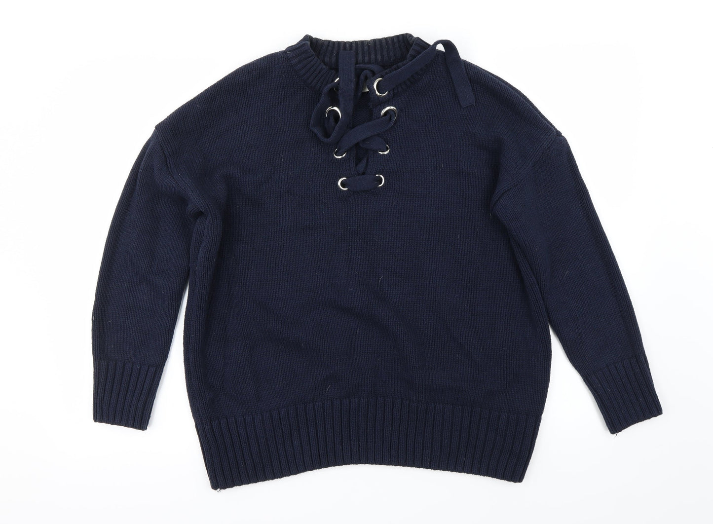 Papaya Womens Blue   Pullover Jumper Size L