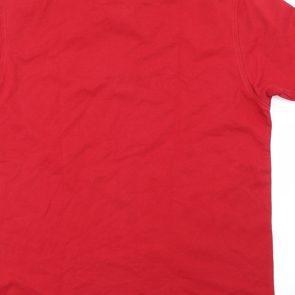 Preworn Mens Red    Polo Size S