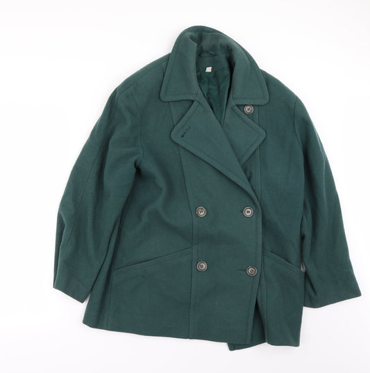 Preworn Womens Green   Jacket Coat Size 14