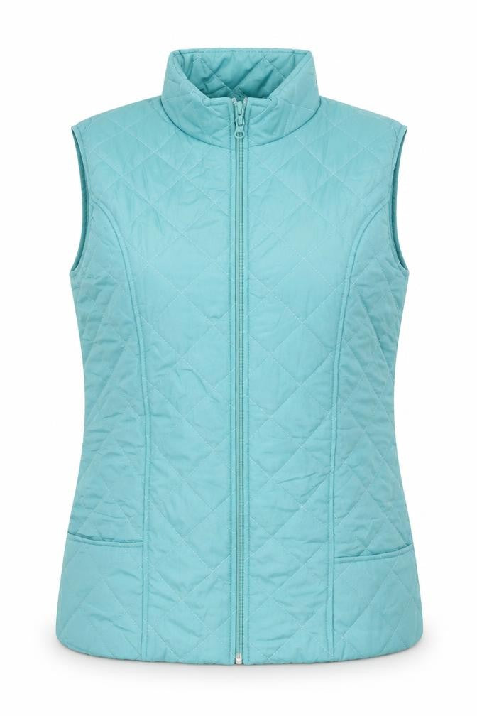 Front view of Preworn women’s green jacket, size M