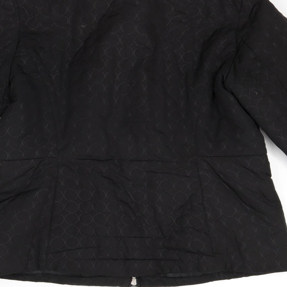 Jones New York Womens Black   Jacket Coat Size M