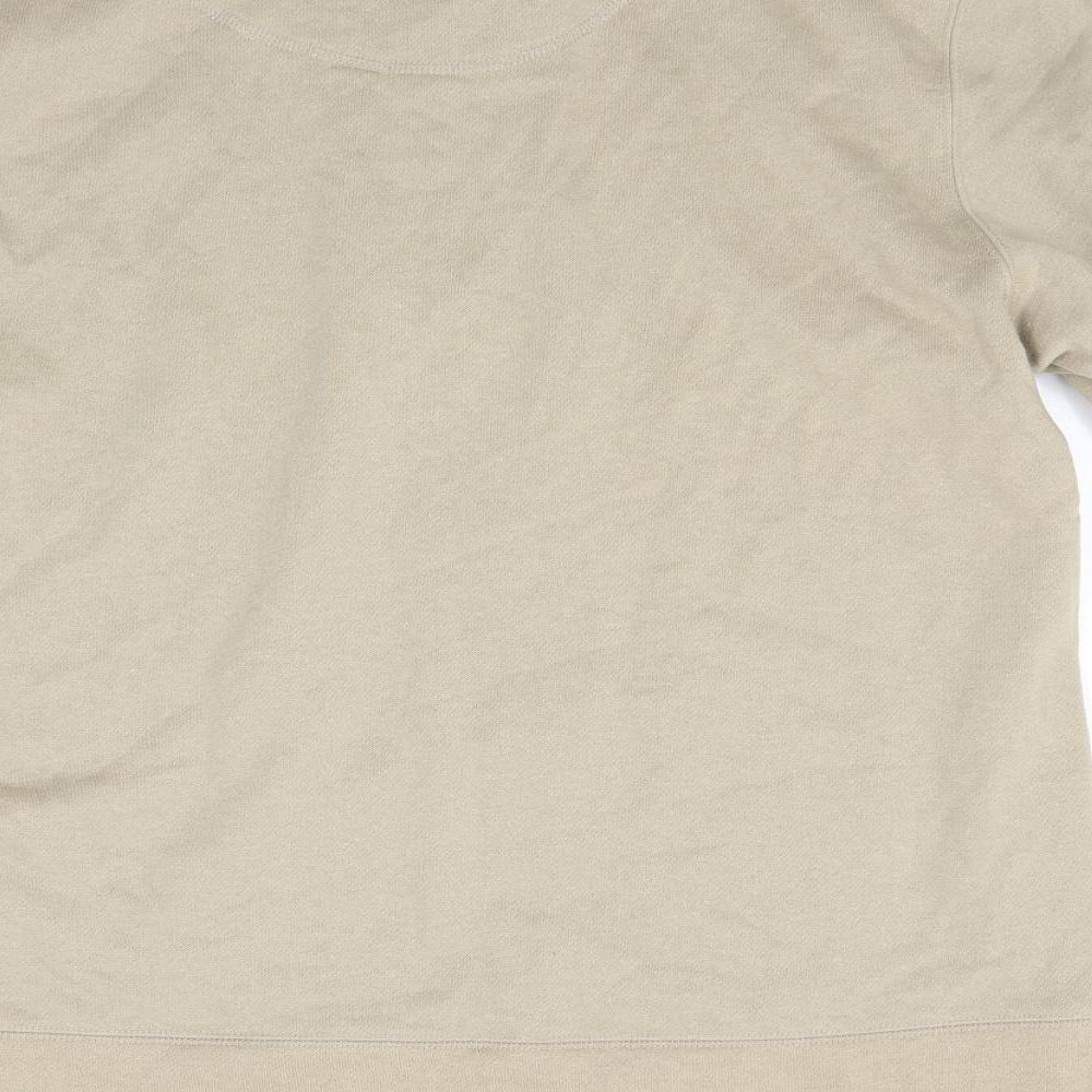 Bonmarché Womens Beige Floral  Pullover Sweatshirt Size M