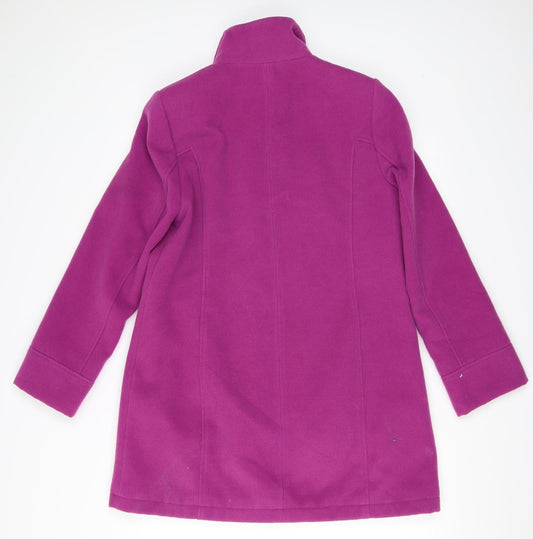 Elegance Fashion Womens Purple   Overcoat Coat Size 12