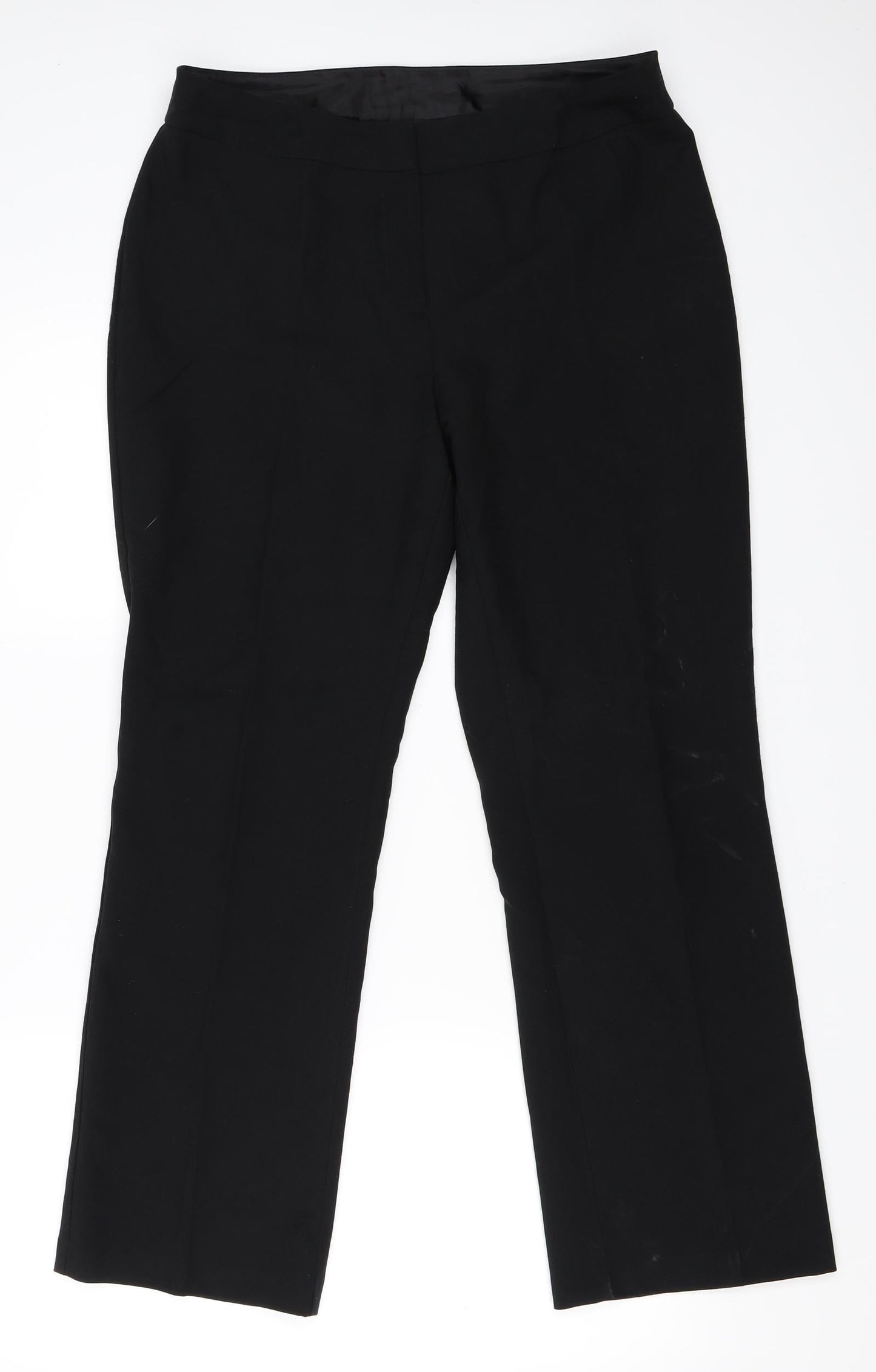 BHS Womens Black   Trousers  Size 12 L28 in