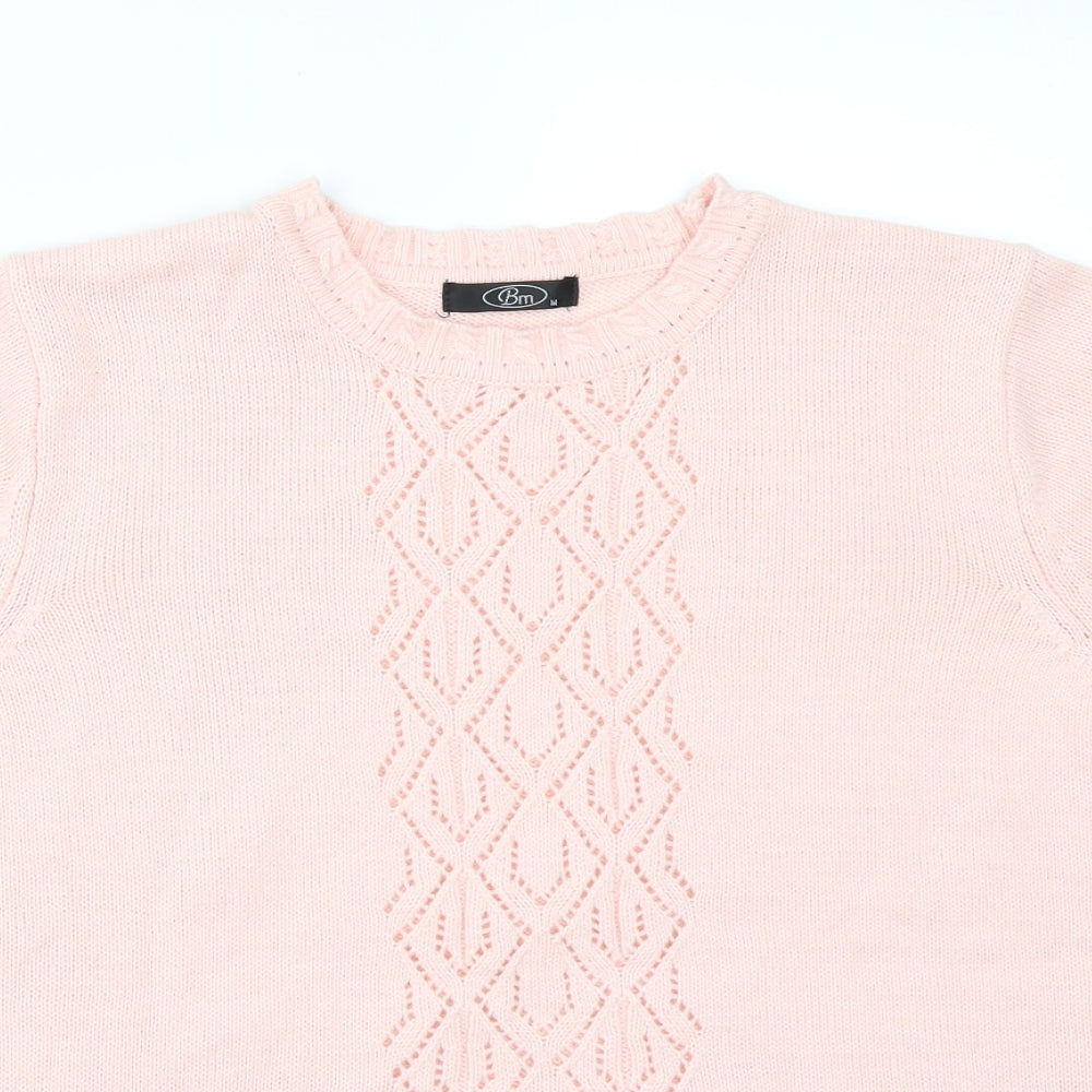 BM Womens Pink   Basic T-Shirt Size M