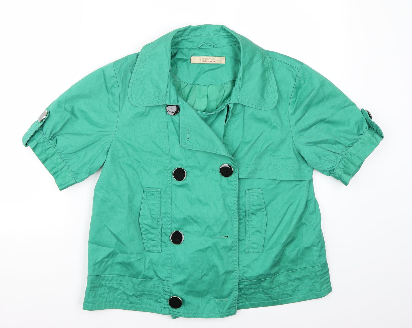 VERO MODA Womens Green   Jacket Coat Size L