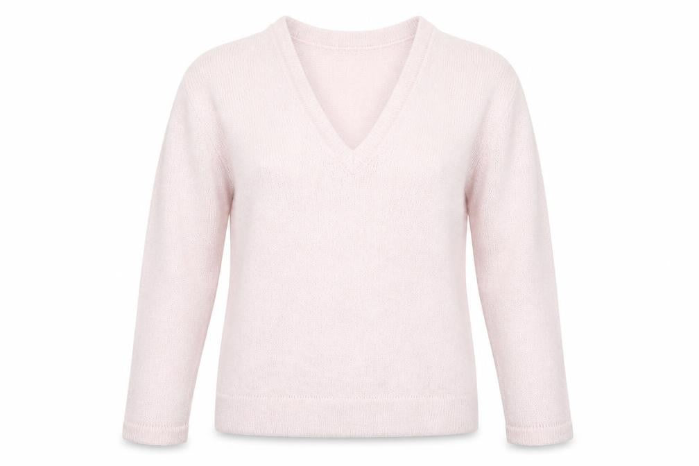 Front view of Mohito women’s pink jumper, size L